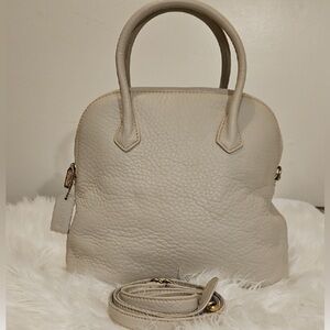 Coach Sonoma Satchel in Cream (Parchment) in EUC